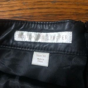 Women’s genuine leather skirt